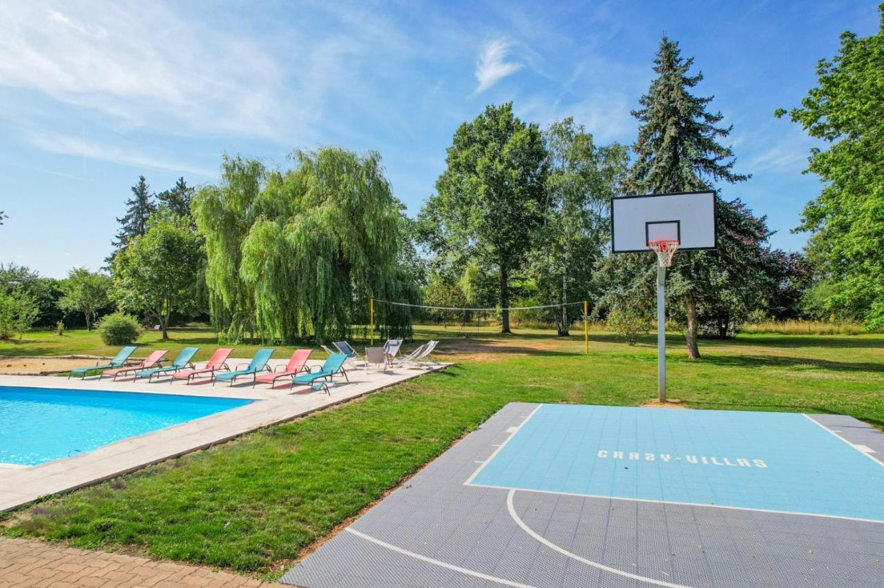Crazy Villa Etisseaux 45 - Heated Pool - Volley Court - 1H30 Paris - 45P Saint-Maurice-sur-Aveyron ภายนอก รูปภาพ